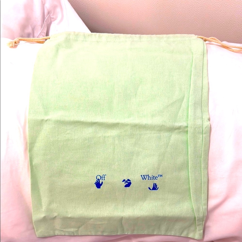 Off-White Mint Green Dust Bag
